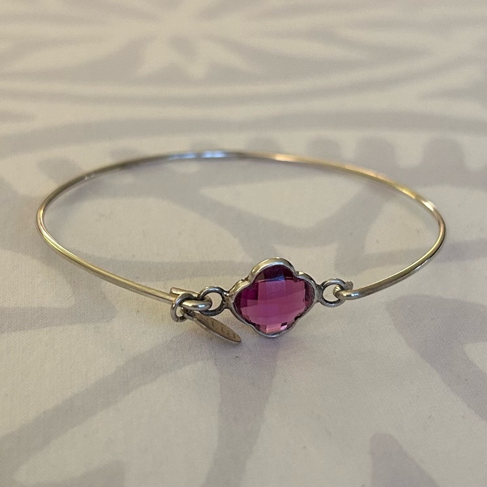 Stia Silver Amethyst Bracelet - MUST GO